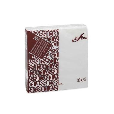 TOVAGLIOLO BIANCO 38x38cm 50pz 2VELI I-0106