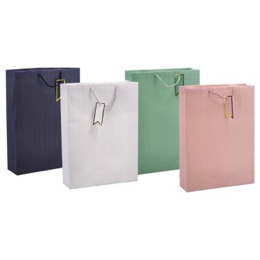 Borsa carta 23x10x18cm ass 109790