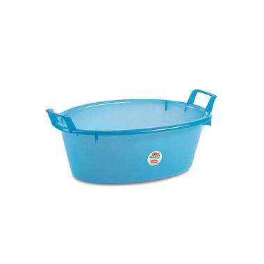 BACINELLA OVALE 60cm 30lt AZZURRA 31600