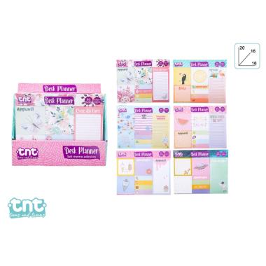 Tnt desk planner set note adesivi 92017