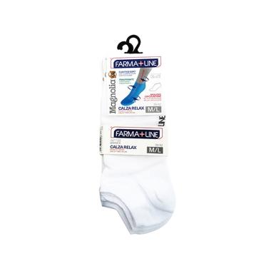 Calza relax bassa 3pz bianco l/xl cal41