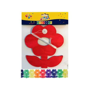 Festone fiore 15x17,5cmx4m 04.004-b