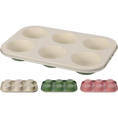 Teglia 6 muffin 26x18cm 3ass 170486930