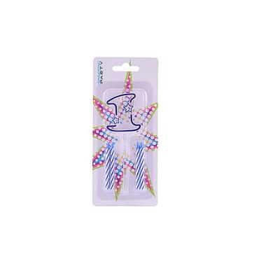 Candelina blu n.1 0017