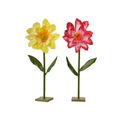 Fiore in carta 23x23xh.80cm ass. 860286