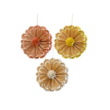 Fiore decorativo carta30x11,7ass 807686