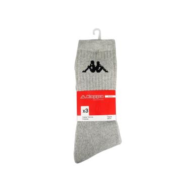 Calza tennis uomo 3pz 36-38 grigio k002