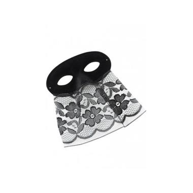 Domino scamosciato nero con bautt 01236