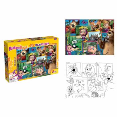 Masha puzzle double face 104833