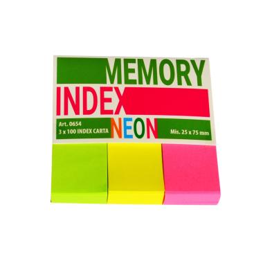 Segnapagina in carta 75x25 neon 0654