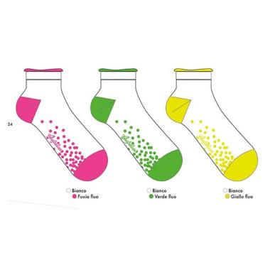 Calza fluo donna moda tg.unica z3697