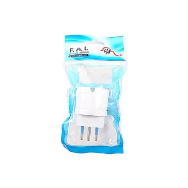 Adattatore shuko bianco 8013/f