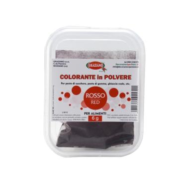 COLORANTE POLVERE ROSSO 6gr