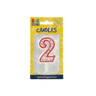 CANDELINA NUMERALE "2" CC06032