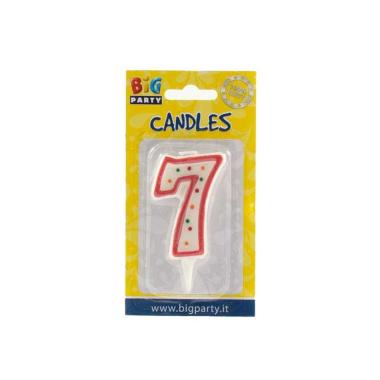 CANDELINA NUMERALE "7" CC06037