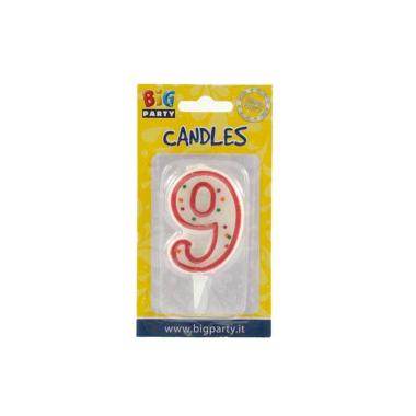 CANDELINA NUMERALE "9" CC06039