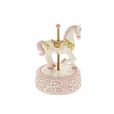 GIOSTRA CARILLON ROSA H.14cm 04A032