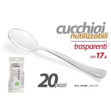 Cucchiai riutilizzabili in plast 852480