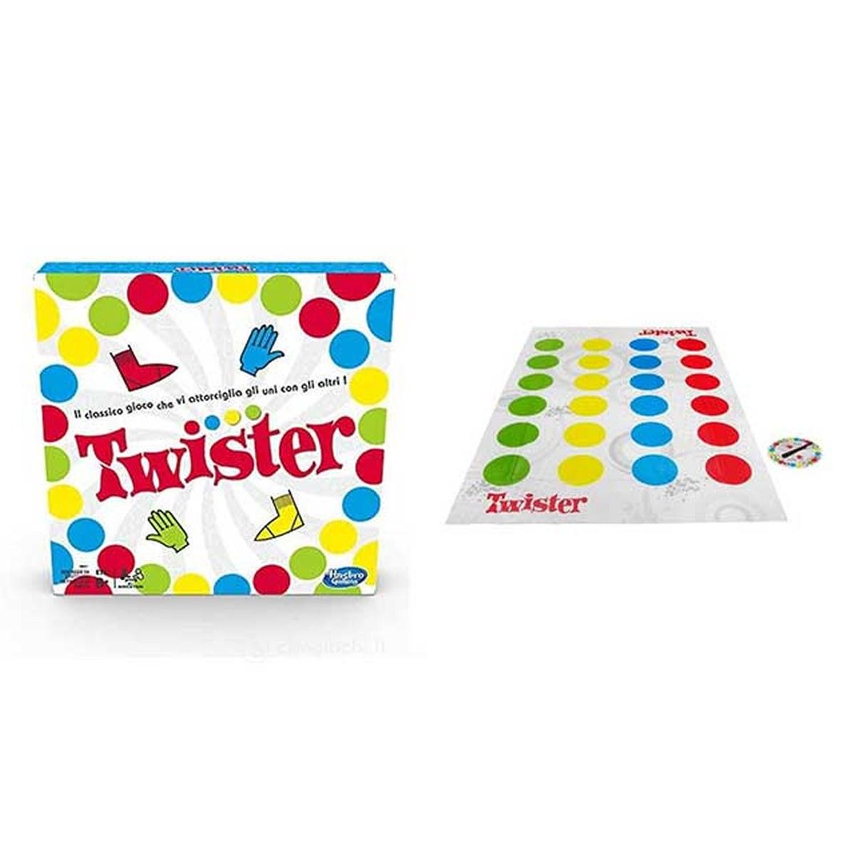 Twister Hasbro - Il Classico Gioco di Abilità e Divertimento per Feste e Famiglia