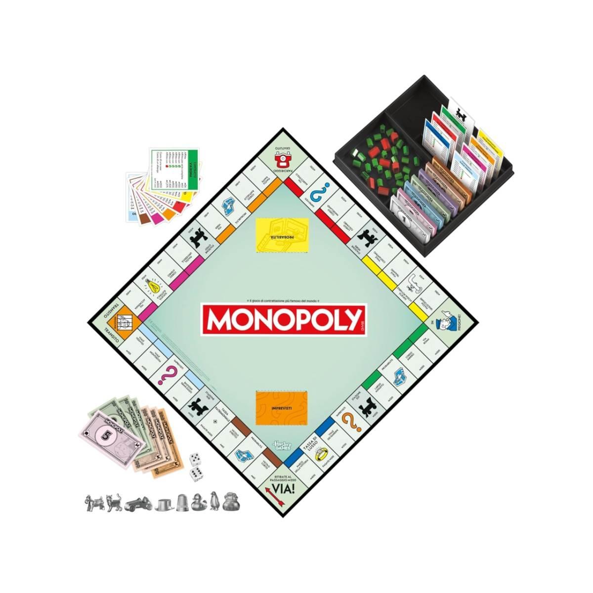 Hasbro Monopoly Classic Refresh. Gioco da Tavolo per Famiglia 2-6 Giocatori 8+ Anni