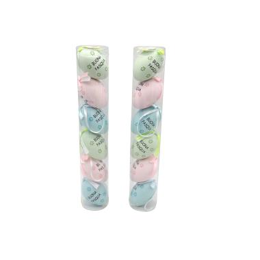 APP.OVETTO 4x6cm 6pz ROSA/VERDE/AZZUR.