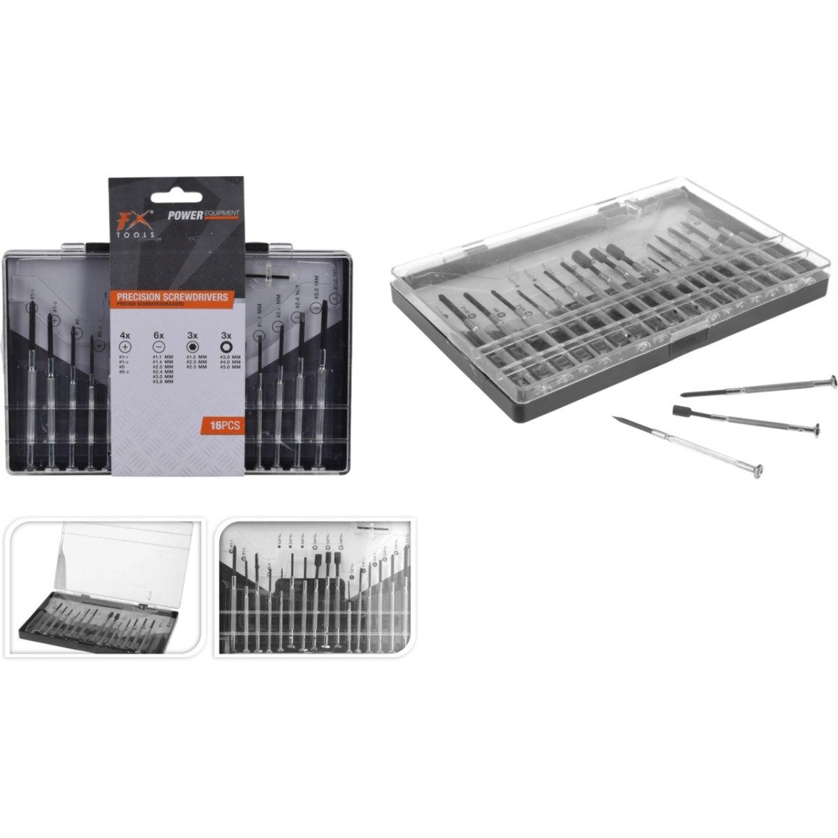Set Cacciaviti di Precisione 16 Pezzi - Kit Completo con Punte Miste e Custodia