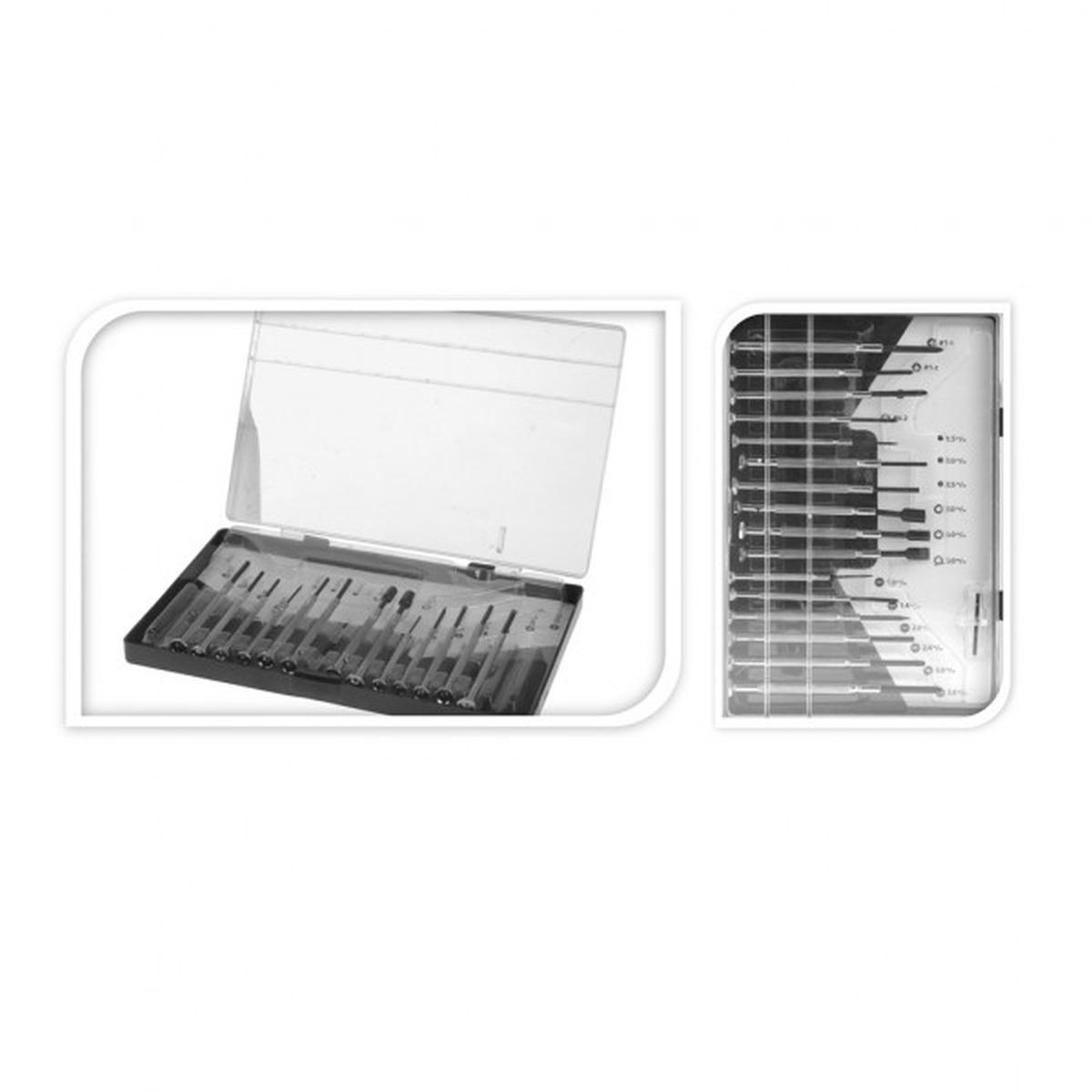 Set Cacciaviti di Precisione 16 Pezzi - Kit Completo con Punte Miste e Custodia