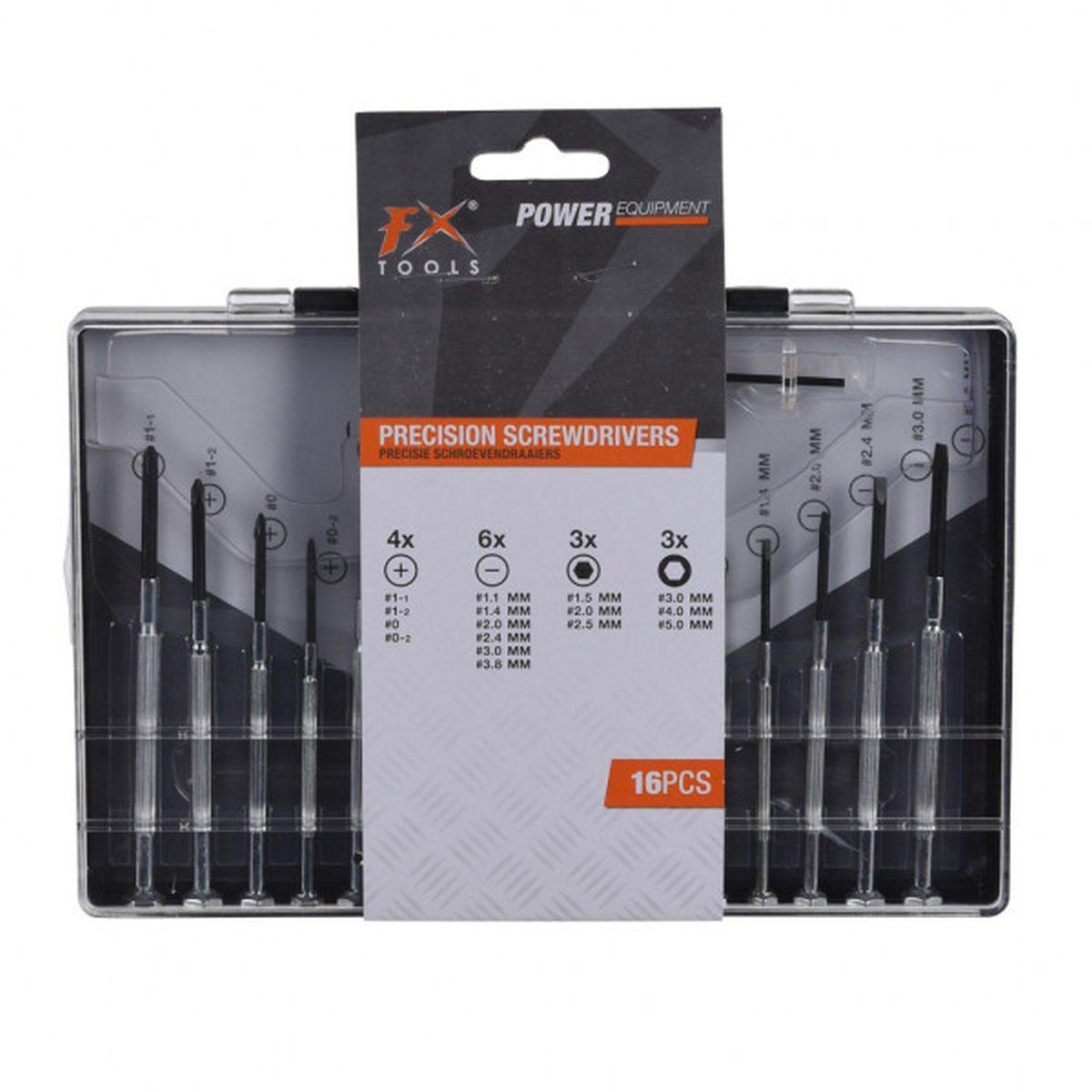 Set Cacciaviti di Precisione 16 Pezzi - Kit Completo con Punte Miste e Custodia