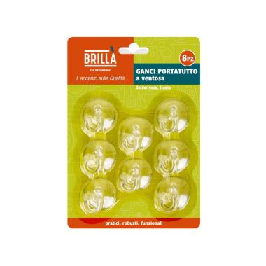 Ganci adesivi a ventosa 8 pez gan07289a