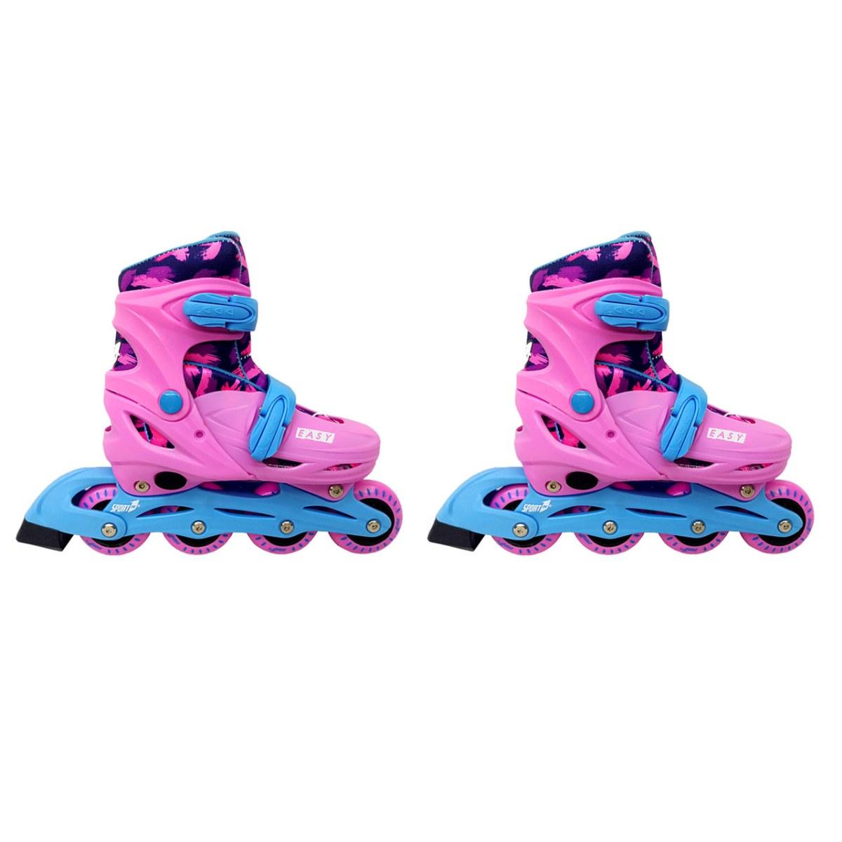 Pattini in-line 31/34 rosa 707400036
