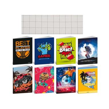 Maxi quaderno kid boy f.20+1 10m 10pz 8546