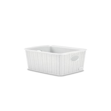 Cestino elegance m high bianco 30970