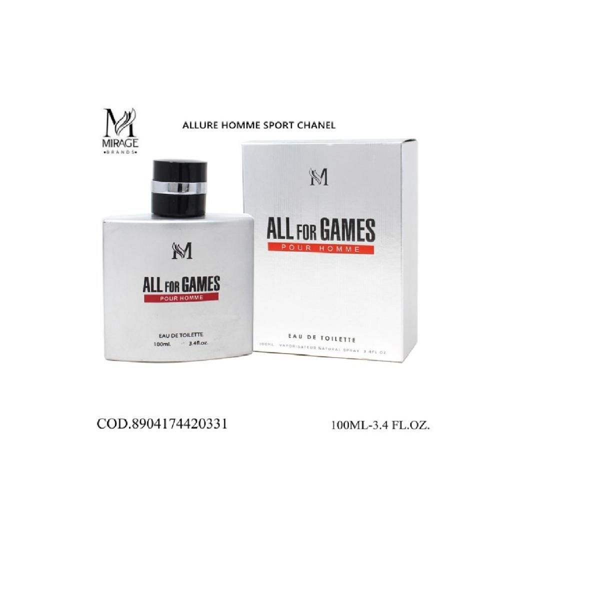 All For Games Eau de Toilette 100ml