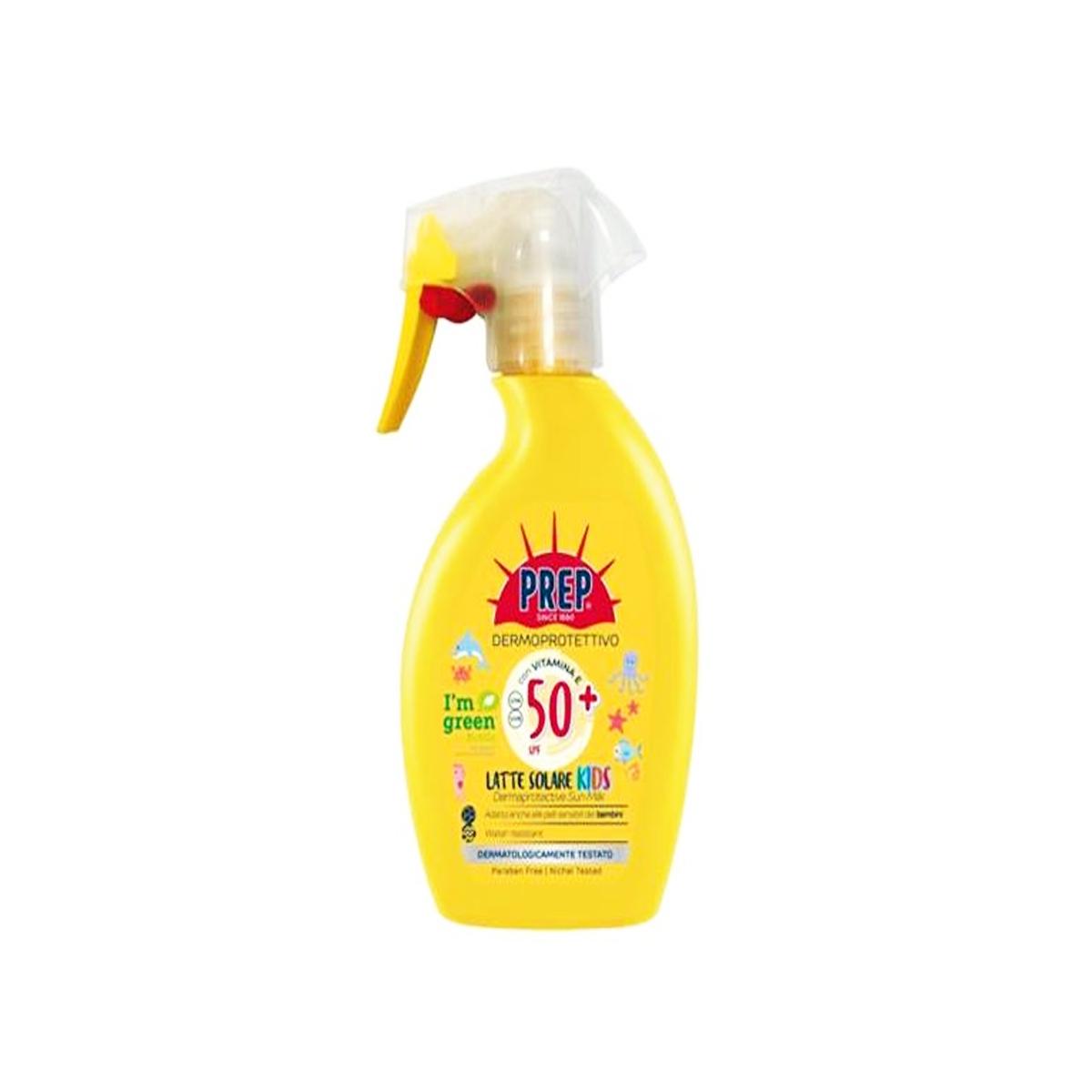 Prep sun latte spray solare kids con vitamine spf 50+