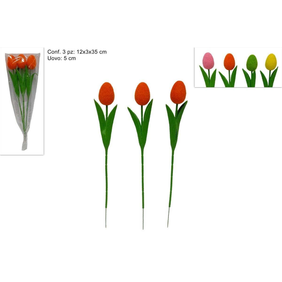 Spillone stelo uova 5cm 3pz xpa23006521