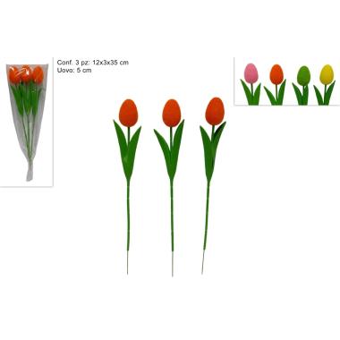 Spillone stelo uova 5cm 3pz xpa23006521