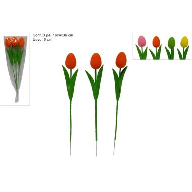 Spillone stelo uova 6cm 3pz xpa23006531