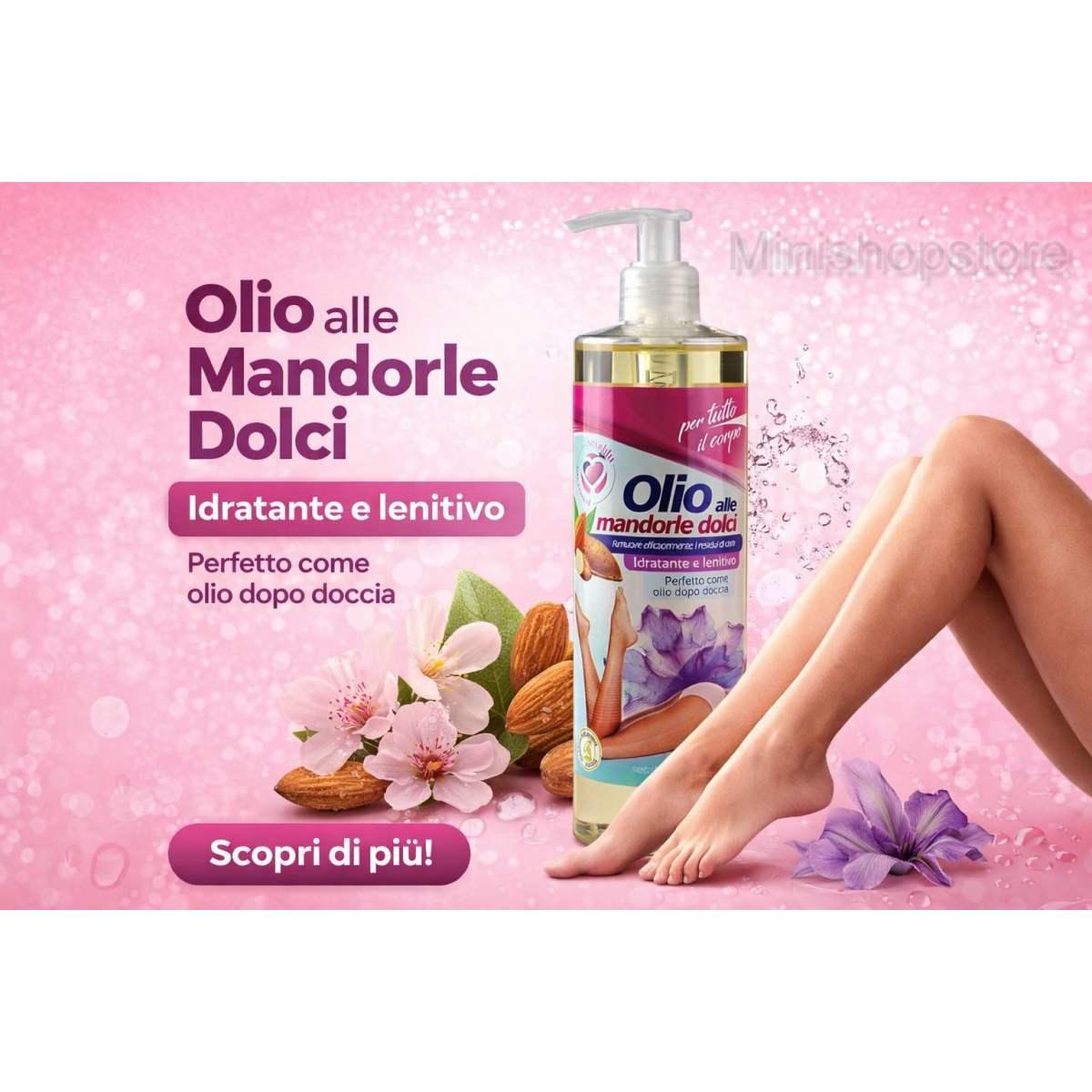 Setablu Olio Mandorle Dolci 400ml Idratante Lenitivo Corpo Massaggio