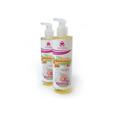 Setablu Olio Mandorle Dolci 400ml Idratante Lenitivo Corpo Massaggio