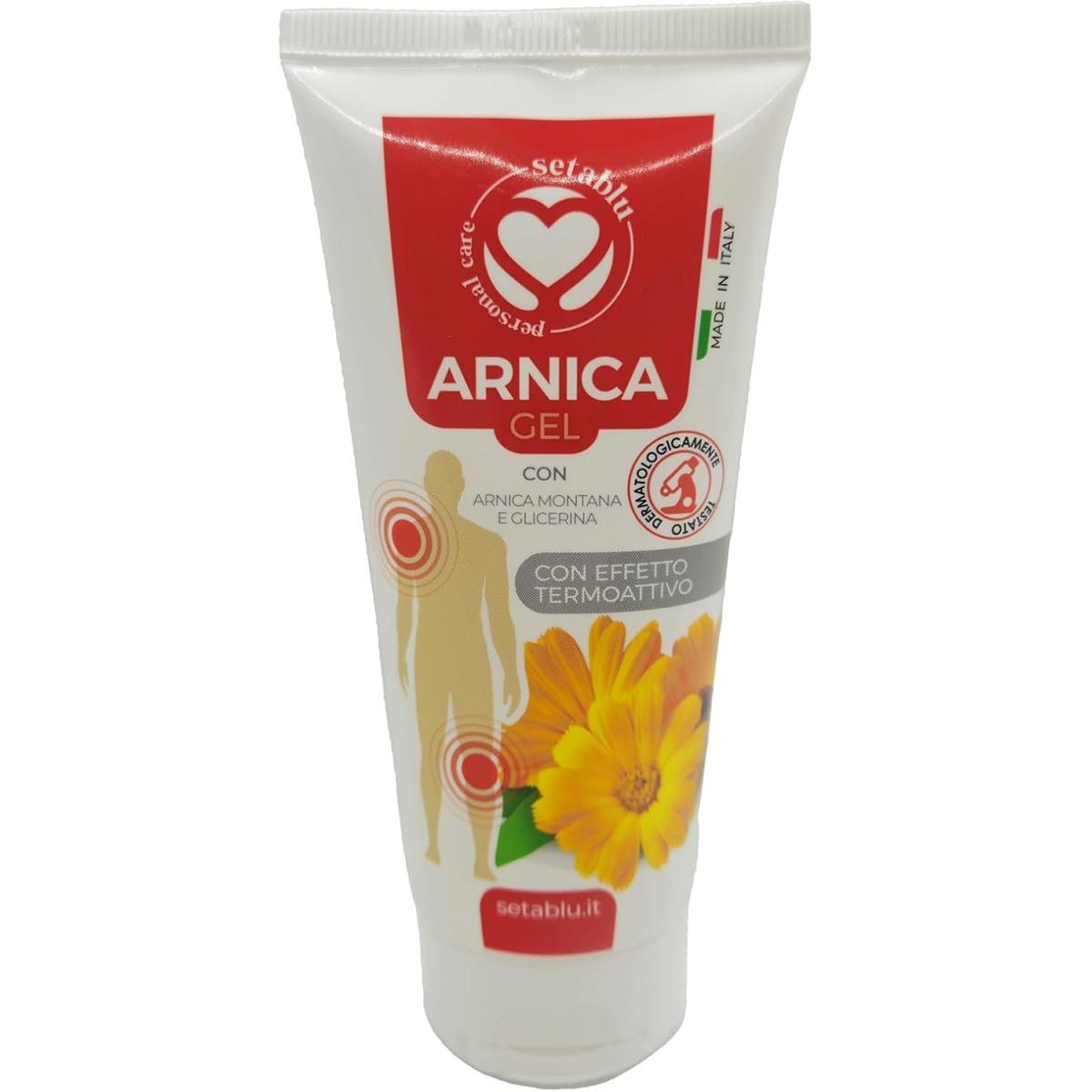SetaBlu Gel Arnica e Glicerina 100ml. Sollievo Immediato Dolori Muscolari e Articolari