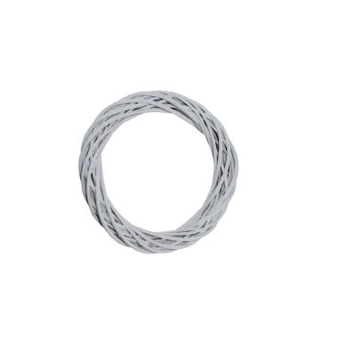 Coronadecorativa legno col. bianco