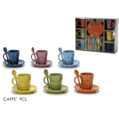 Tazzine da caffe' 9cl colorate - 475104