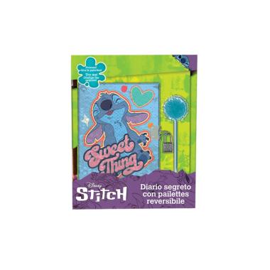 Stitch diario pailettes revers. lst0825