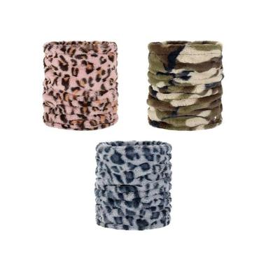 Collo ecopelliccia animalier si2456$