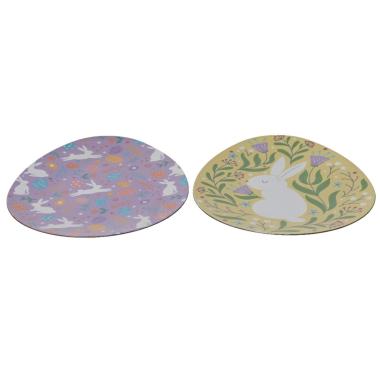 Piatto pasquale 1x29x35cm 2 ass. 809708