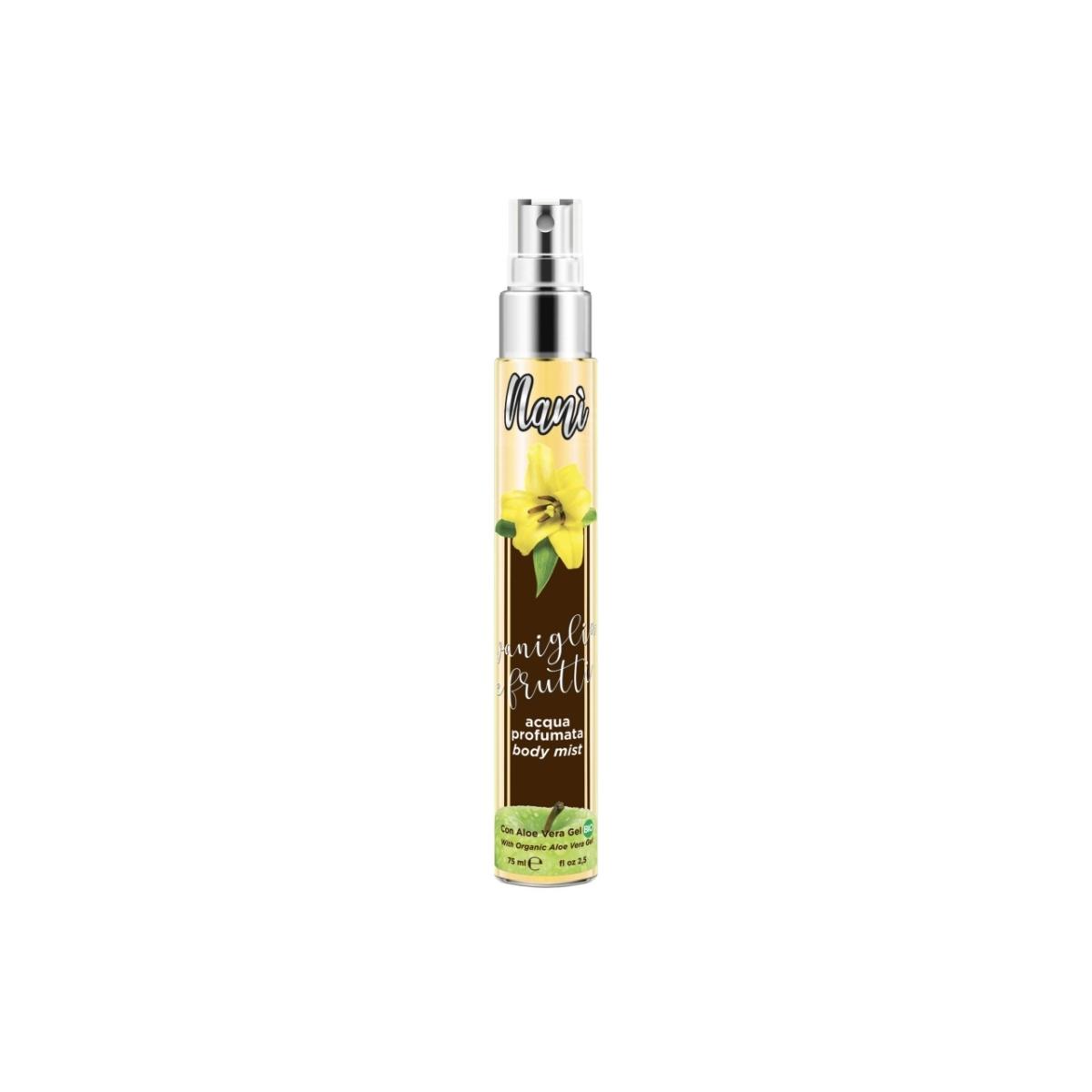 NANI Vaniglia e Frutti Body Mist 75 ml - Acqua Profumata Avvolgente
