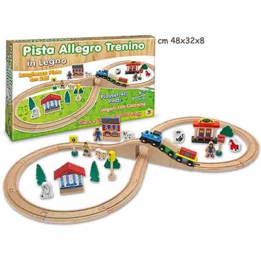 PISTA ALLEGRO TRENINO 40pz 265cm 40502/