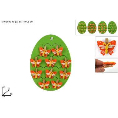 Mollette 10pz farfalle 10pz xpa19001941