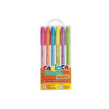 Carioca neon fiorella gel 6pz 43365