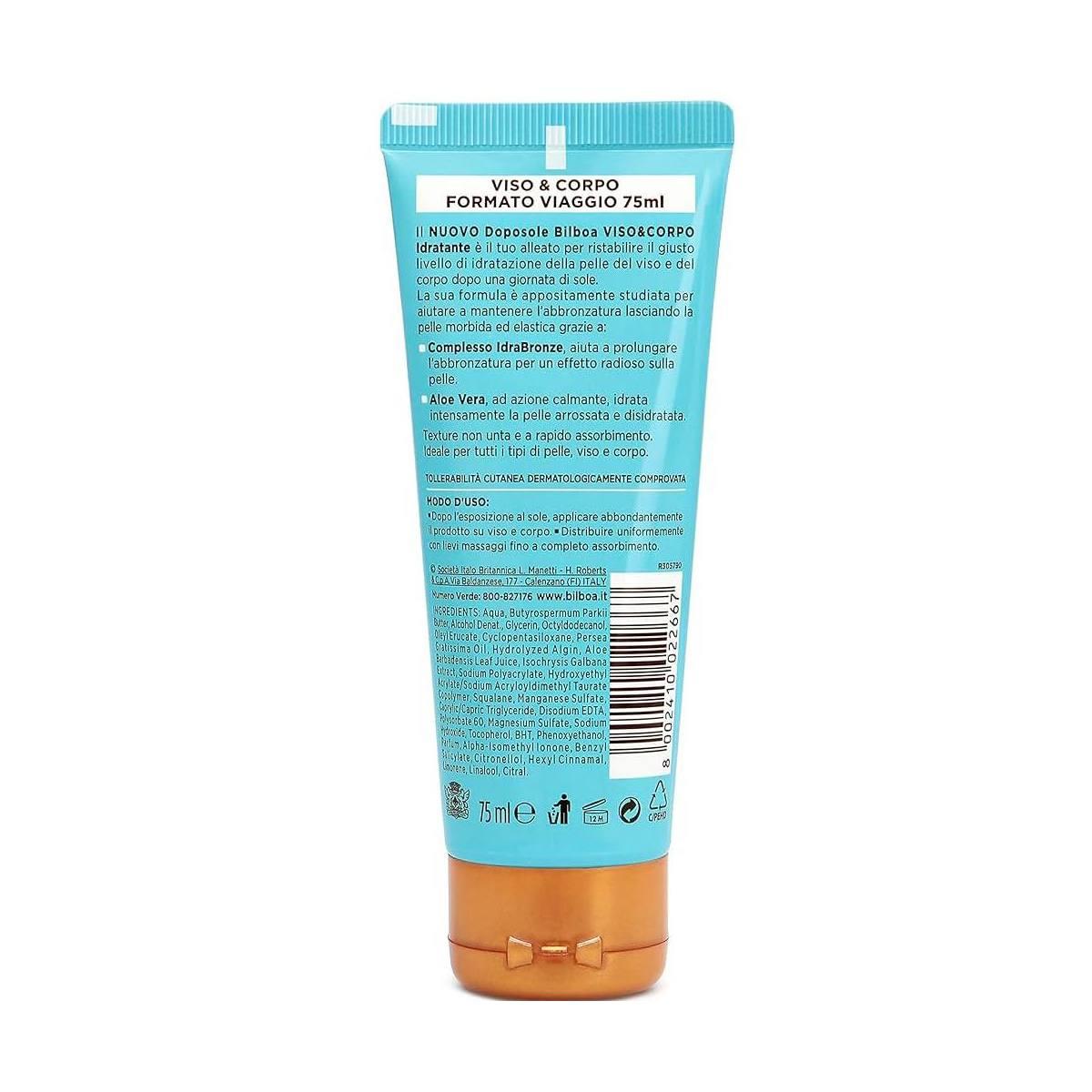 Bilboa travel doposole viso e corpo 75ml